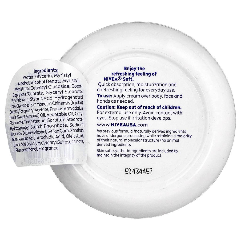 Soft and Refreshing Soft Moisturizing Cream, 192G(6.8Oz)