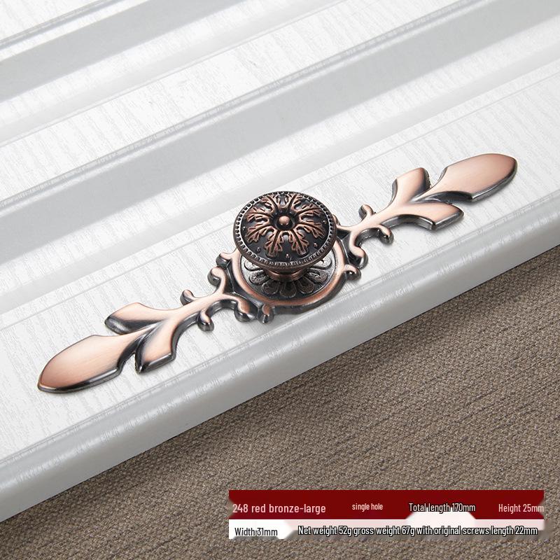 Antiker Bronze Europäische Zinklegierung Möbelgriff