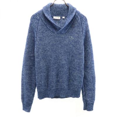 Indigo-style Low Gauge Long Sleeve Shawl Collar Sweater XS Knit Men's Used