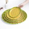 Nai Duo Faux Bamboo Weave Serving Plate