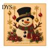 Kit de Arte de Perlas Artificiales para Principiantes, Kit de Pintura de Navidad, Proyecto Creativo de Manualidades de Invierno 3D DIY para Adultos, Festivo