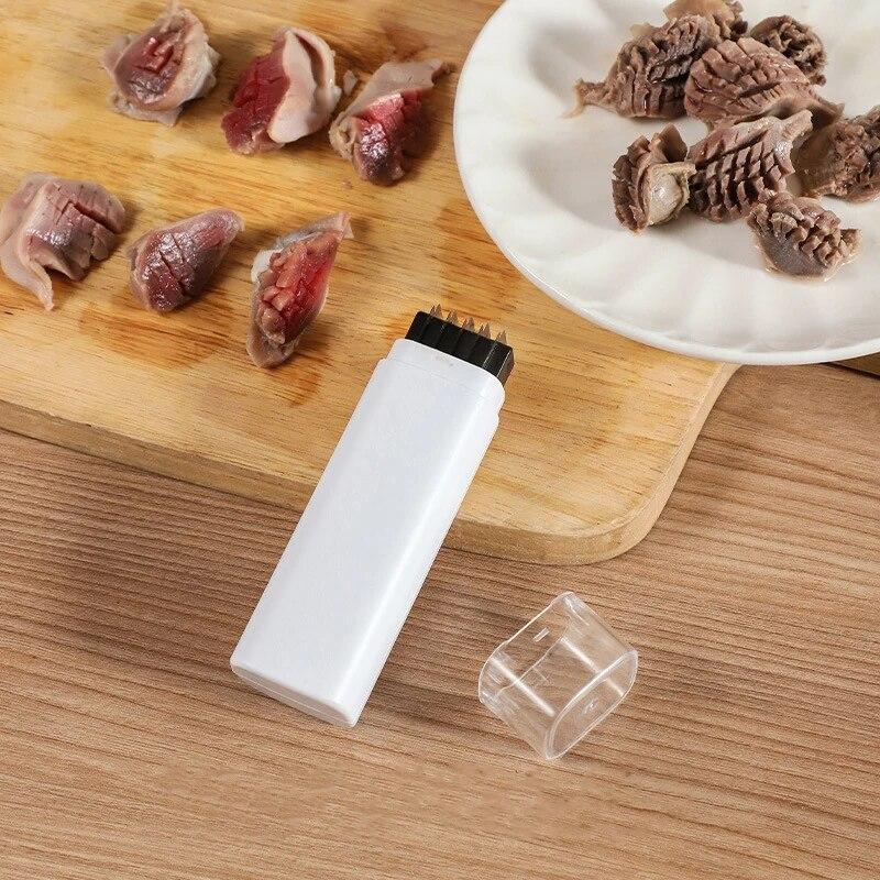 1pc Multi Functional Seafood and Squid Cutting Knife Kidney Carving Tool Cutting Tool Kitchen Special Tool