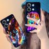 Tiger Neon Mobile Cell Phone Case for Xiaomi Redmi Note 14 13 12 11 S Pro Plus 4G 5G Colorful Printing Cover Pretty Cover Luxury