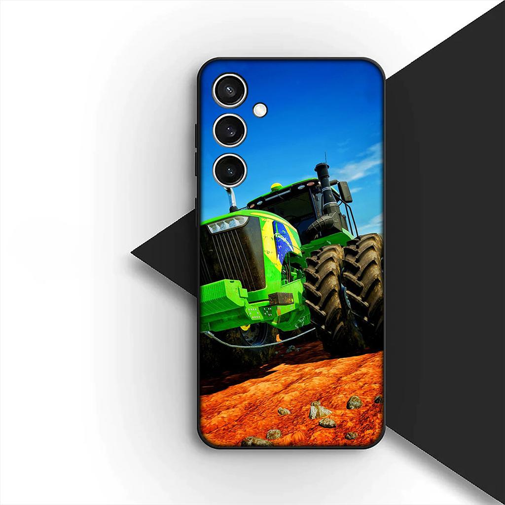 Farm Vehicle Tractor Silicone Cover for Apple iPhone 17 Pro XS Max Air XR 6 Plus X 5 + SE 2022 SE2 6+ Coque Phone Case