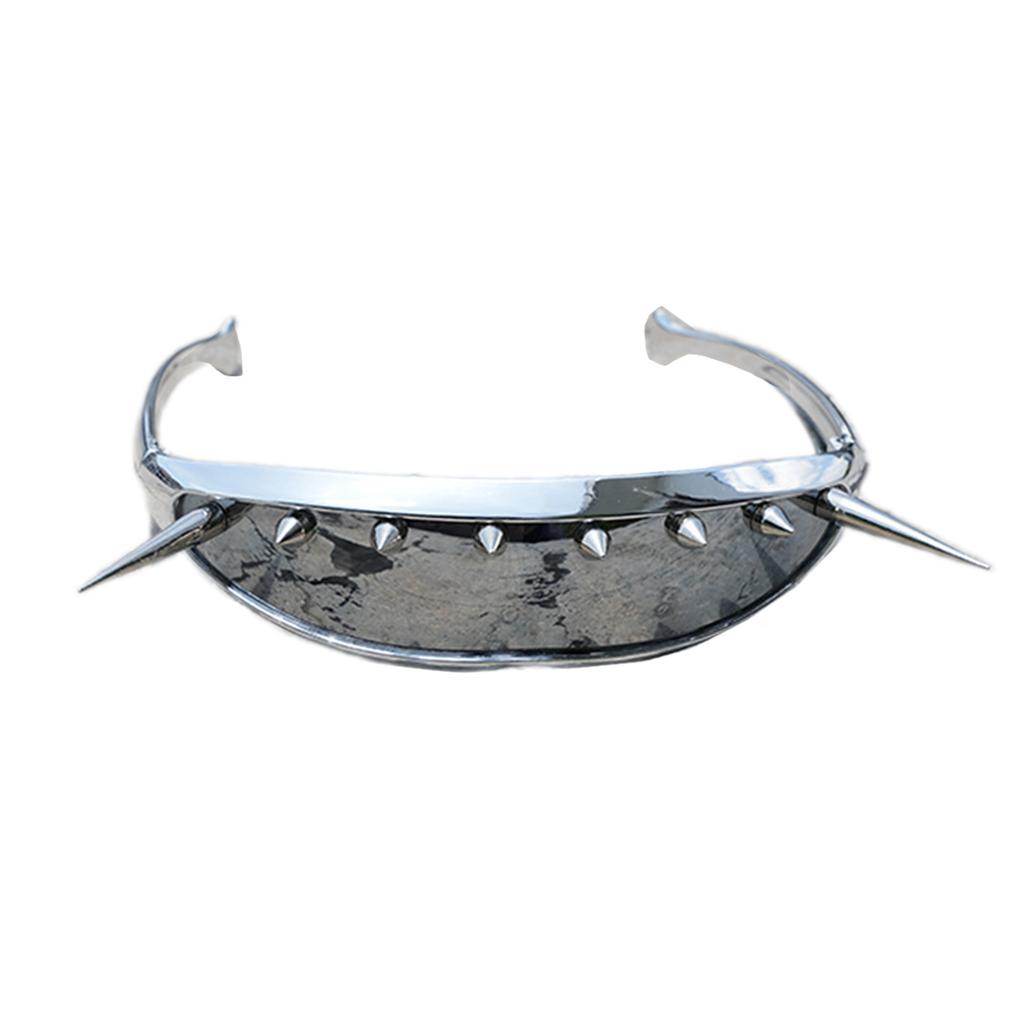 Modern Punk Sunglasses Metal Studded Sun Protections Lightweight Comfortable Eeywear Costume Accessories For Concerts Travel