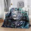 3D Kaiju No.8 Anime Cartoon Soft Flannel Blanket for Bed Bedroom Sofa Picnic,Throw Blanket for Cover Office Gift Kids