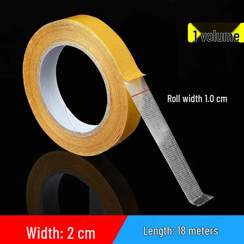High Viscosity Transparent Double-Sided Tape - Waterproof, Strong Adhesive, No-Trace Carpet Splicing & Balloon Stick Tape.