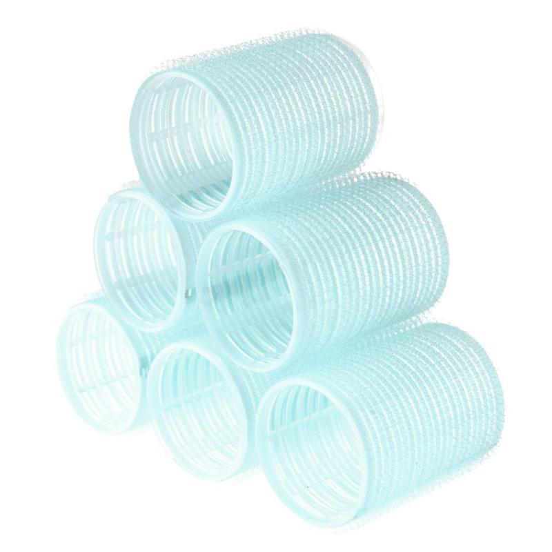 

6pcs волосы Roll магия парикмахерский DIY большие волны керлинг (случайный цвет)