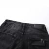 Jeans Retro Vintage Straight Legs Ripped Denim Pants Trousers High Street Washed Casual Trendy