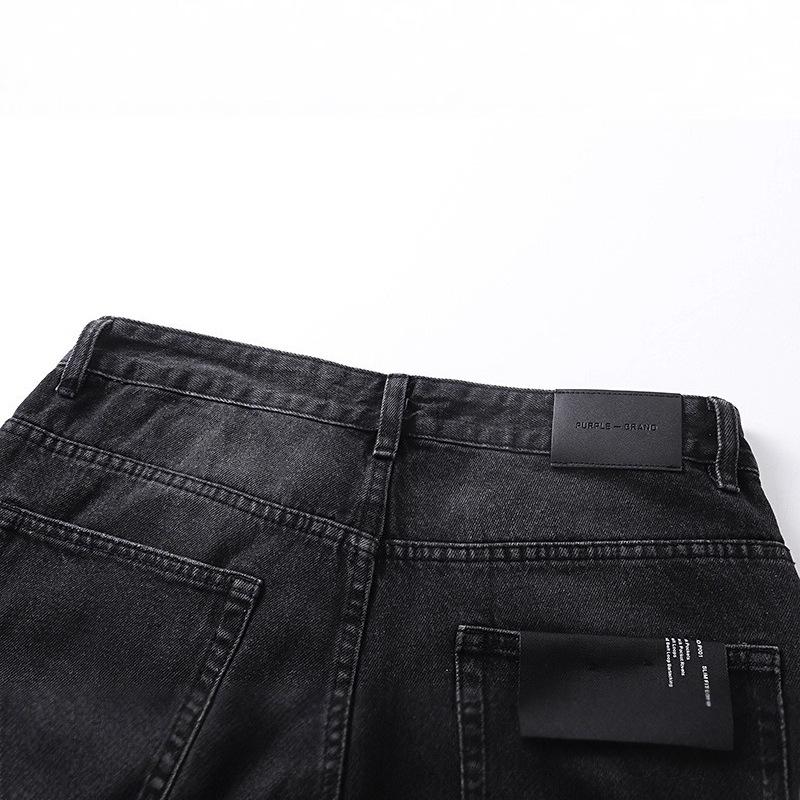 Jeans Retro Vintage Straight Legs Ripped Denim Pants Trousers High Street Washed Casual Trendy