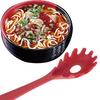 Forchetta per pasta in silicone resistente al calore, scolapasta, cucchiaio da portata, strumento in saldo