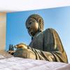 Indian Buddha Meditation Print Pattern Tapestry Home Living Room Bedroom Wall Decor Background Cloth Tapestry