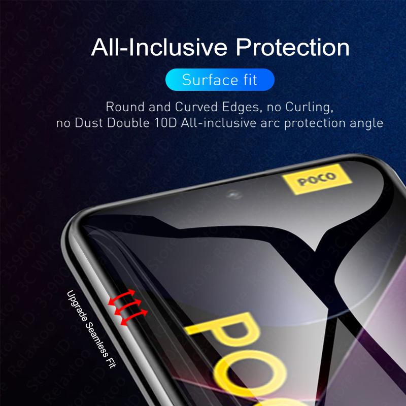 3PCS Full Cover Hydrogel Film For POCO X7 Pro X6 X5 X4 Ultra F6 F5 F4 C85 C75 Screen Protector Film