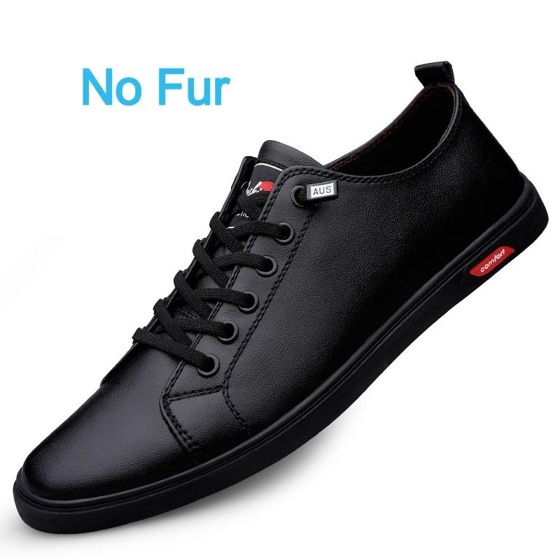 Fashion Men Casual Leather Board Shoes 2025 New Outdoor Breathable Antiskid Sneaker Fashion Flat Designer Classic Lace-up Walking Shoes
