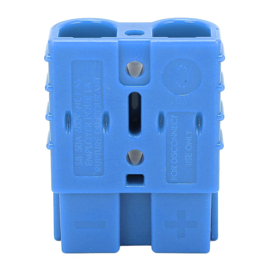 Power Connector 50A 600V SB50A Crimp Connector Accessory with 2pcs Terminal for Battery Blue