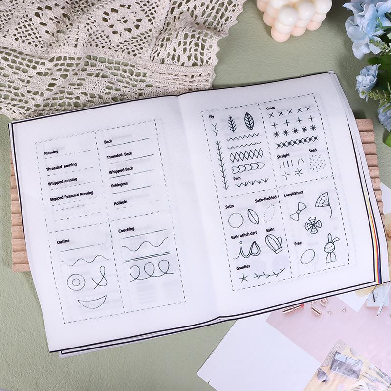 

DIY Stitch Book Embroidery Sewing Book For Beginners Adult Embroidery Study Supplies