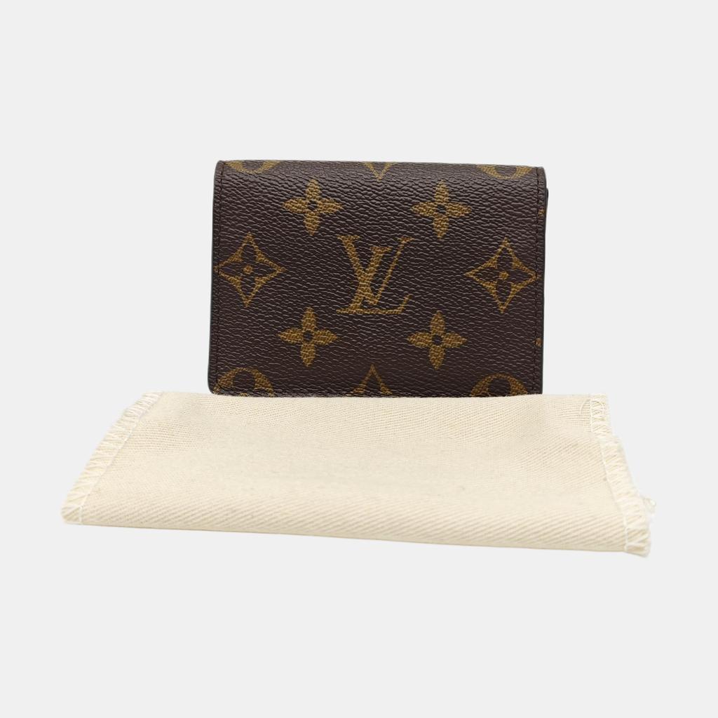 [Pre-Owned] Louis Vuitton Envelope Business Card Holder 'Brown Monogram Canvas' - Very Good #1U27UG5