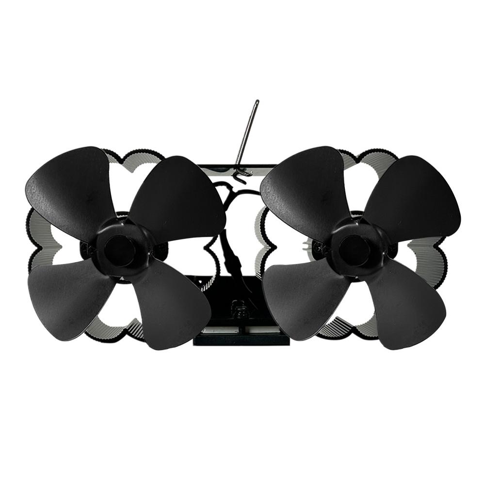 

Fireplace Fan Heat Powered Powerful Wood Stove Blower Pellet Stove Fan Low Noise Wood Burner Fan Thermal Fan For Wood Burning