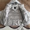 Herren Steppjacke mit abnehmbarer Kapuze aus Baumwolle mit versteckten seitlichen Reißverschlusstaschen Streetwear-Stil