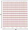 Pink White Striped Shower Curtain Modern Minimalist Design Bathroom Decor Waterproof Fabric Gender Neutral Style Home 150X210