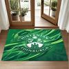 Hibernian FC Design Crystal Velvet Rug Soft Decorative Mat for Bedroom Entrance