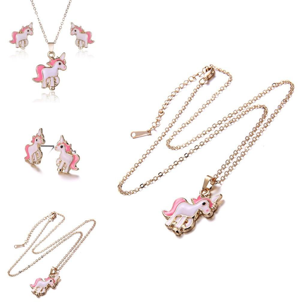 Cute Animal Necklace Set European And American Hot Selling Alloy Jewelry Set