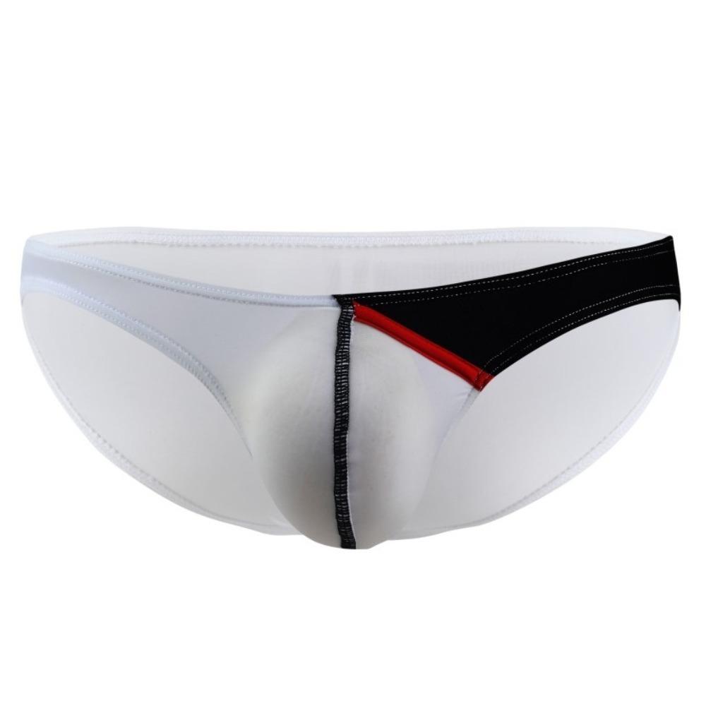 Underpants Thin Men'S Triangle Panties Breathable Lingerie T Back Briefs Low Waist Ice Silk Underwear Male