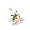 Metal Napkins Rings Set of 6 Bunny Ear Easter Napkins Rings Spring Rabbit Rings Holders for Easter Party Decoration