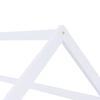Kids  Bed Frame White Solid Pine Wood 80 x 160 cm