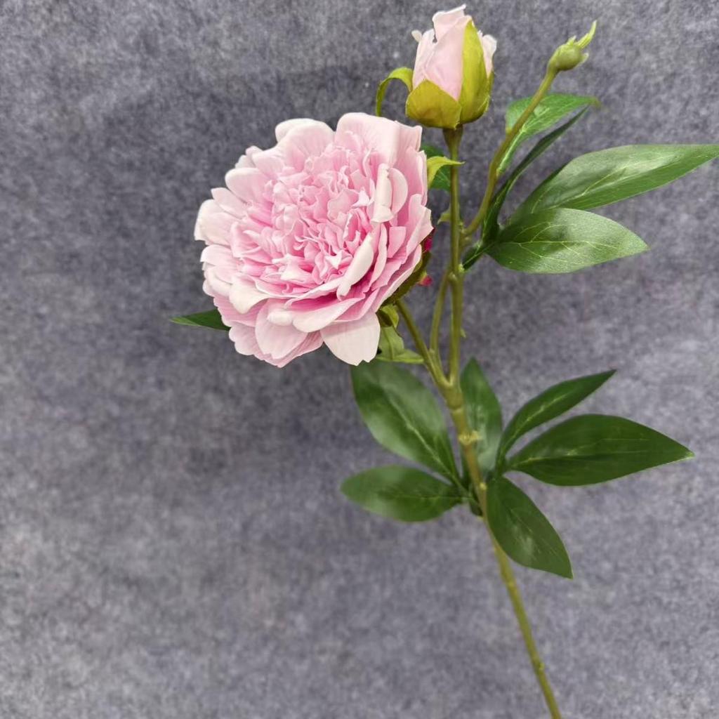 Peony Flower Bouquet for Wedding Decor - Artificial Floral Arrangement for Living Room, Dining Table, and Venue Decoration.