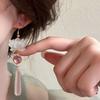 Simple Chinese Classic Earrings Retro Lotus Water Drop Earrings Lotus Pendant Ear Hooks  Women