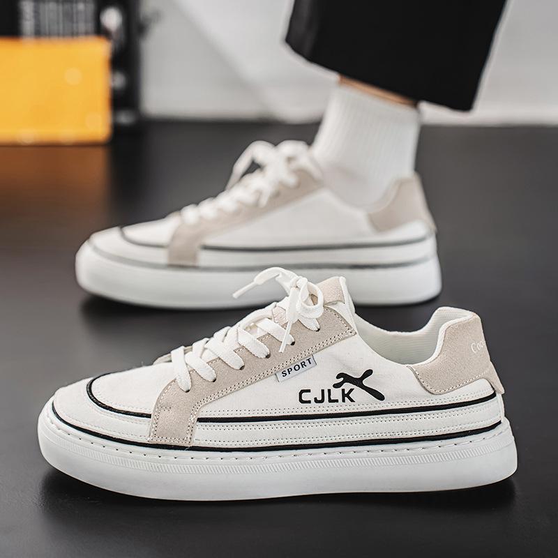 

canvas shoes men s 2025 new summer platform breathable black board shoes men s versatile niche trend casual shoes 44