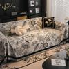 Luxury Vintage Sofa Cover with Tassels - Chenille, Machine Washable, Fits Single To Four-Seater Sofas - Elegant Home Decor