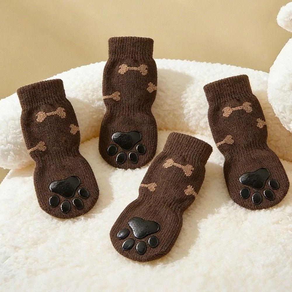 Schmutzabweisende rutschfeste Hundesocken Strapazierfähiger Pfotenschutz Gemütliche Hundepfotenabdeckungen Für den Außenbereich