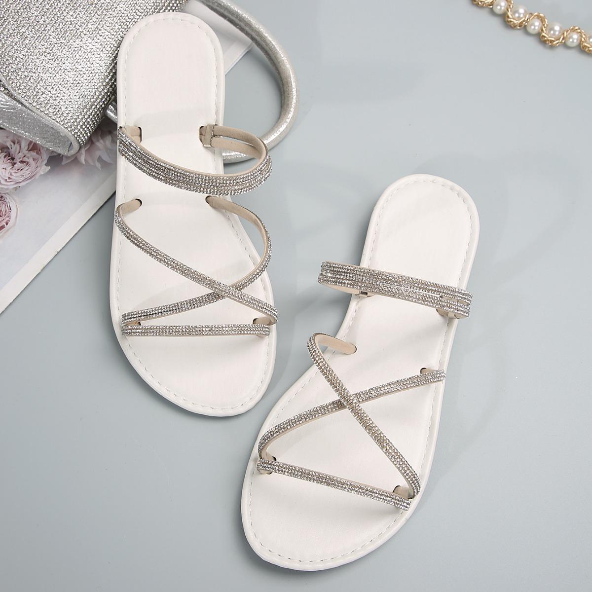 

Fashion Women Sandals 2024 Summer Fashion Pointed Open Toe Sexy Slim Heel Casual Plus Size Women High Heel Sandals Sandalias De Mujer 36