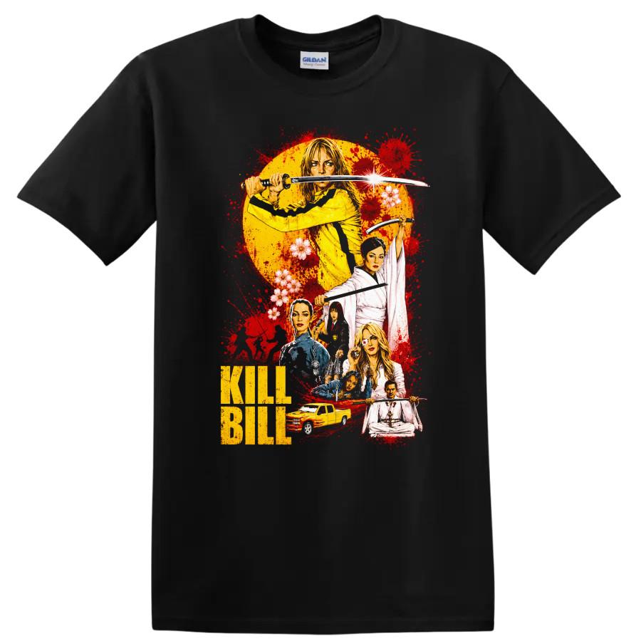 T-shirt da donna ispirata a Kill Bill Samurai Azione Grafica Film Tee Arte