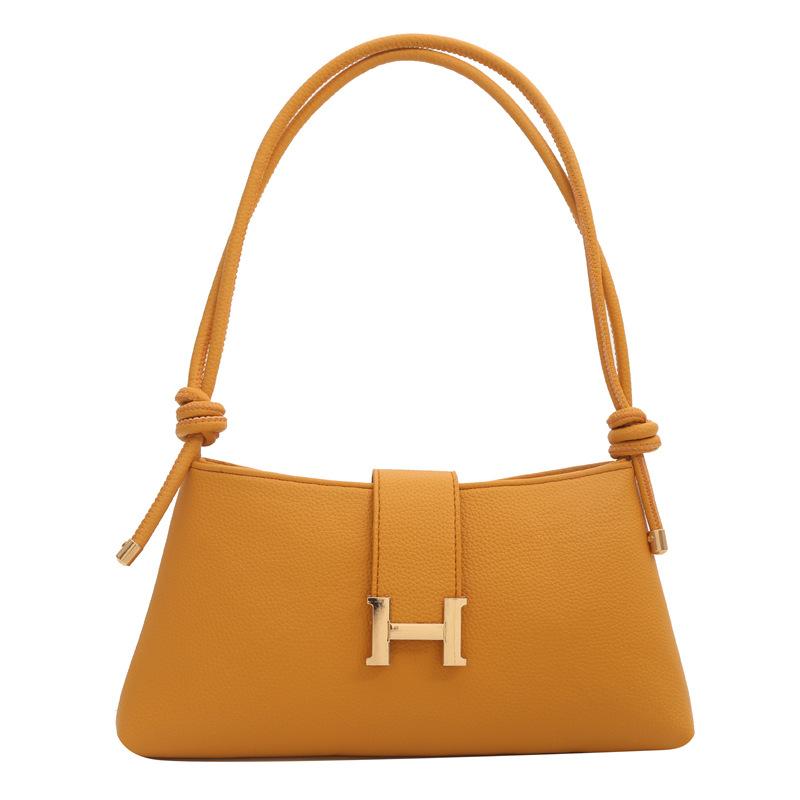 

This year, high-end underarm bags are popular for women s 2025 new large-capacity fashionable and versatile shoulder commuter messenger bags. жовтий