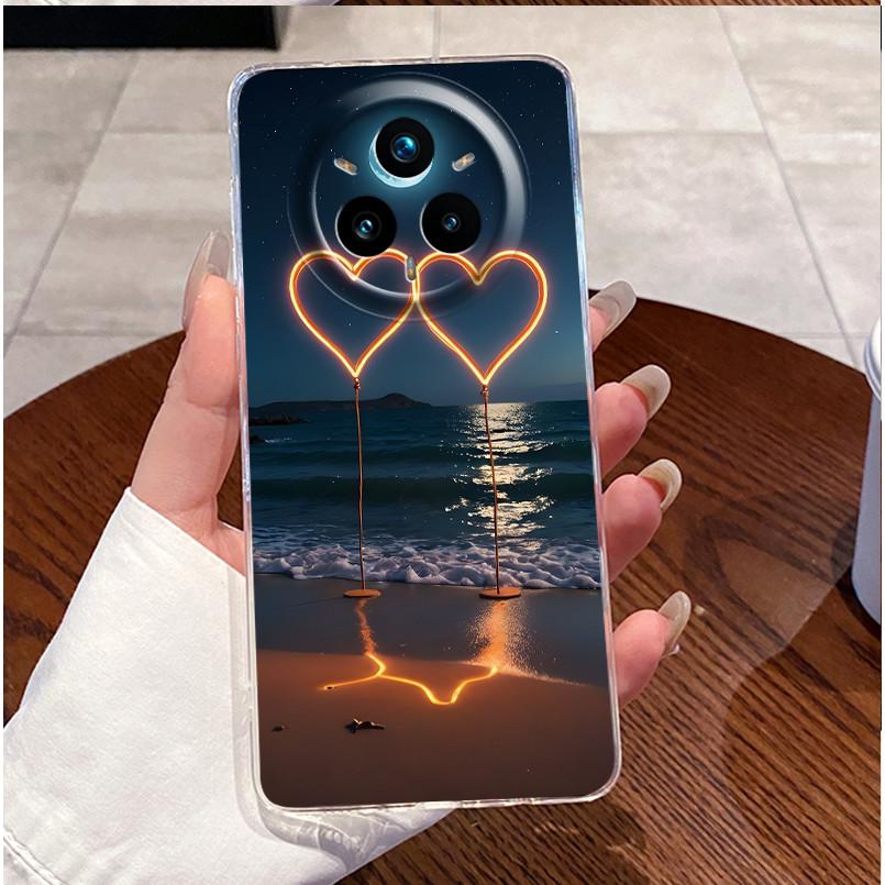 

Clear Case For Realme 14 Pro Plus 5G Cute Rabbit Kitten Pattern Casing Soft Silicone TPU Shell For Realme 14 Pro 14Plus Cover Realme 14Pro 5G