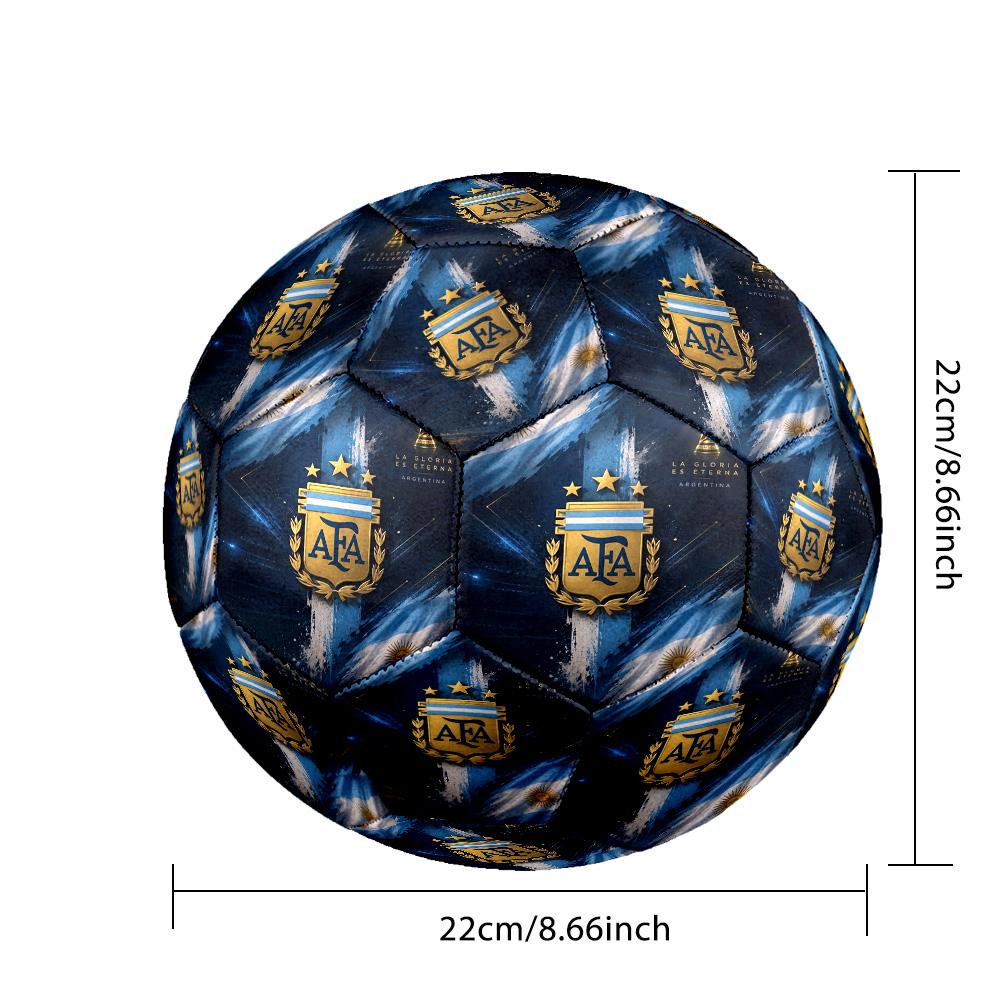 Messi 10 Number Golden World Cup Champion Size 5 Soccer Football Machine Sewn Indooroutdoor Universal Football Soccer Accessory Perfect Gift For Frien