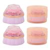 2pcs Foundation Brush Set Portable Exquisite Liquid Foundation BB Cream Makeup Brush Cosmetic Tool Purple