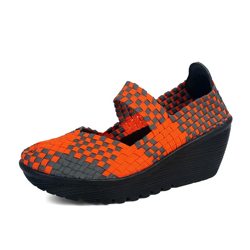 Scarpe da Donna Piattaforma Bassa Estive Sneakers Intrecciate da Passeggio Femminili Mocassini Casual 5CM Alta Qualità Tenis Donna Zapatos De Mujer