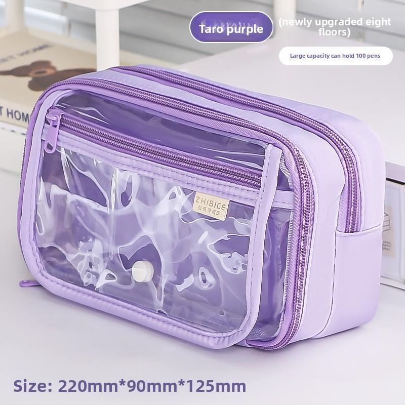 Style Small Capacity Pencil Case With Durable Fabric For Students Girls