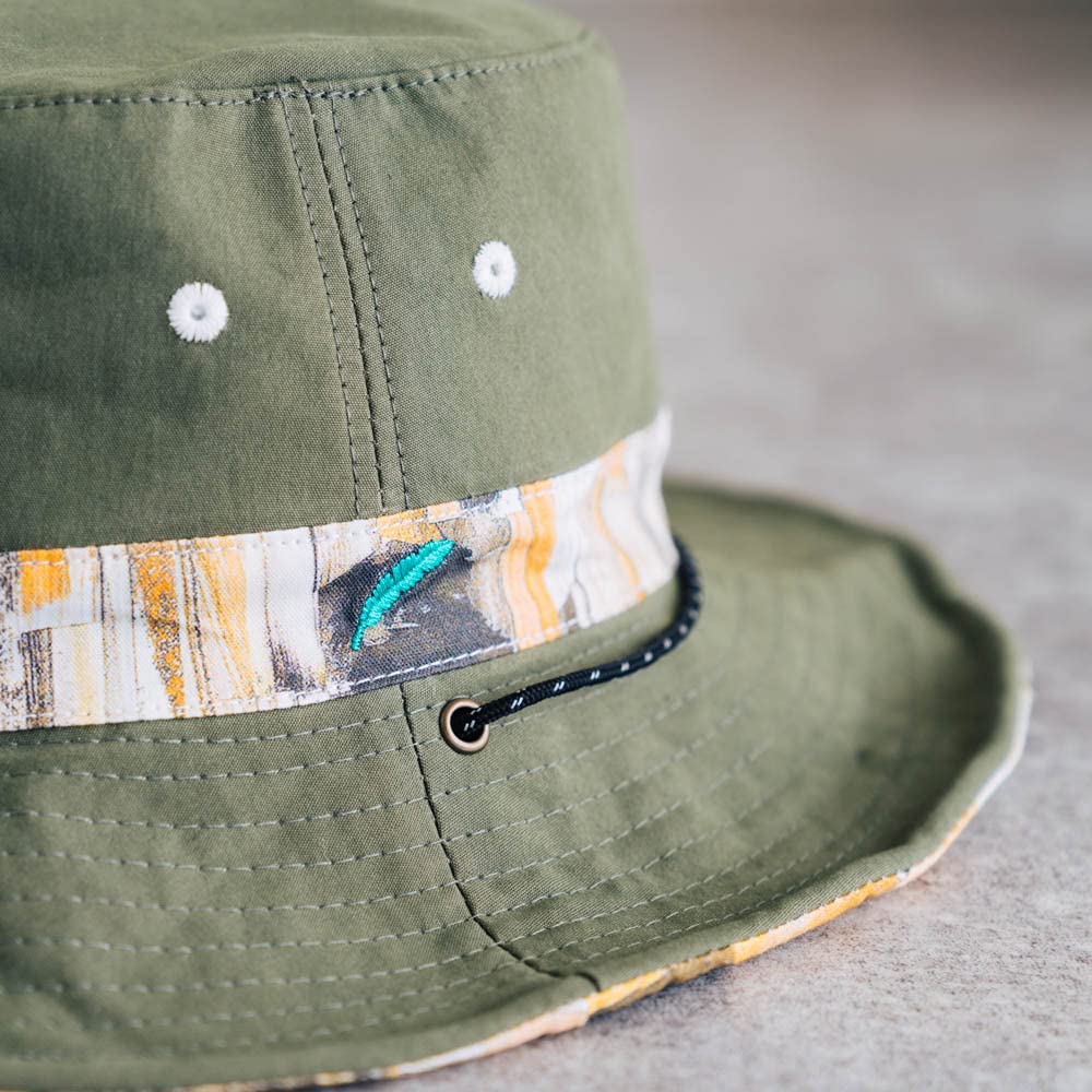 Nakota Wall Paper Rev HAT FREE Reversible Hat for Men and with Chin One Size Fits Most inches Black Women, Outdoor, Strap, (Head Circumference