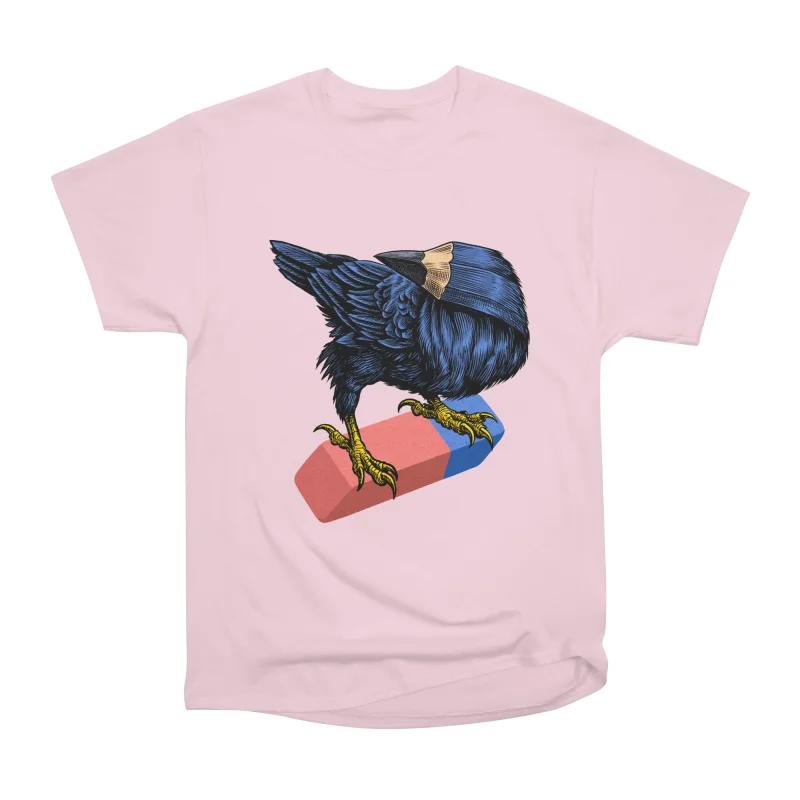

Men Casual Shirts Short Sleeves PENCIL BIRD Pink Tees Oversized T-shirts S розовый