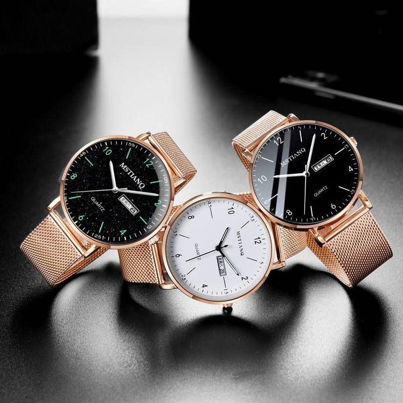 Junior High School Students Non-Mechanical Simple Teenagers High School Students Trend Quartz Watch Waterproof Men'S Watch Men