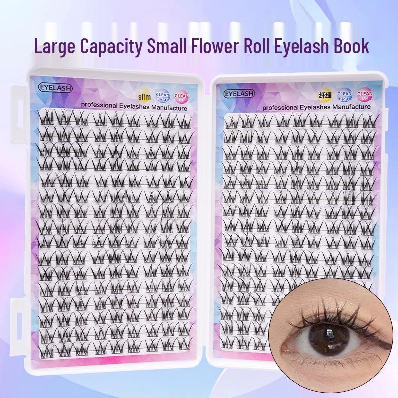 Eyelash Book: 640 Clusters with 30P40P Mix, Large Capacity & Multiple Styles - Super Soft & Dense Lashes for Europe and America
