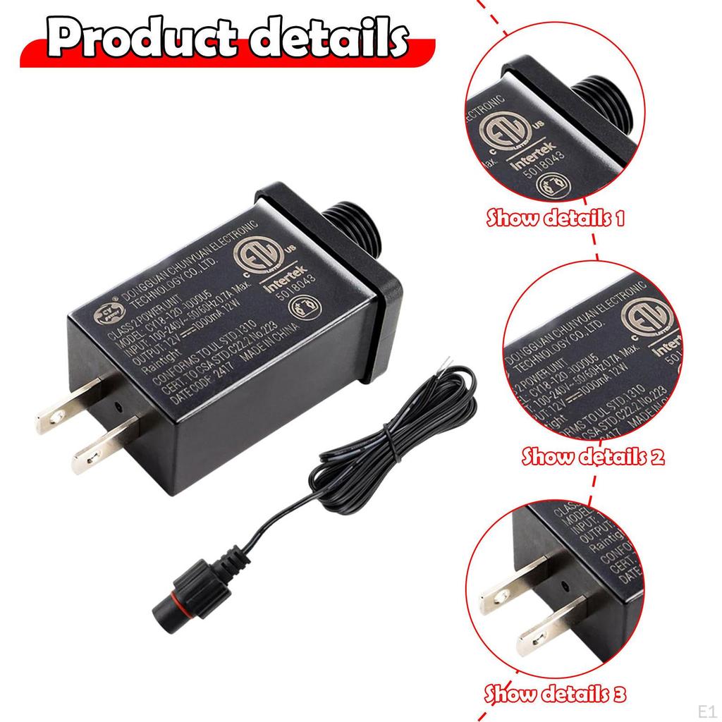 2x Replacement Yard Inflatable Adapters Waterproof for LED Lights Air Blower