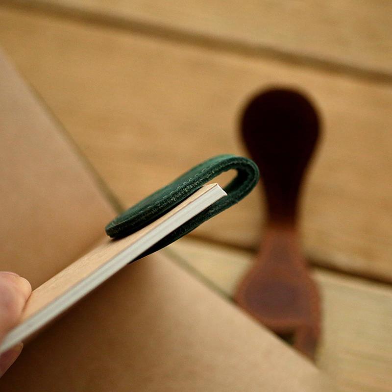 Lesezeichen aus Leder, praktische magnetische Lesezeichen, doppelseitige magnetische Schnalle, Notizbuch, Buchmarker, Seitenmarker, Clips, Geschenk