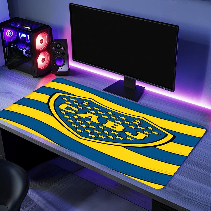 Club Atlético Boca Juniors Mouse Pad - Non-Slip Rubber Base, Smooth Surface for Work,Gaming,Office,And Home Use, Desk Mouse Pad