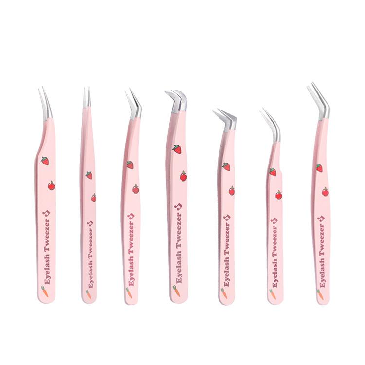 Pinsett for falske øyevipper med høy presisjon, High-end assisterende verktøy for øyenvippeextensions, Profesjonelt sminkesett